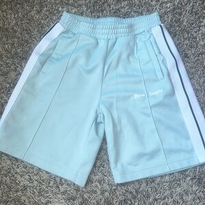 Palm angel logo print track shorts